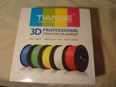 TIANSE 3D Printer Filament Yellow , 1.75mm 1KG Spool (2.2lbs)