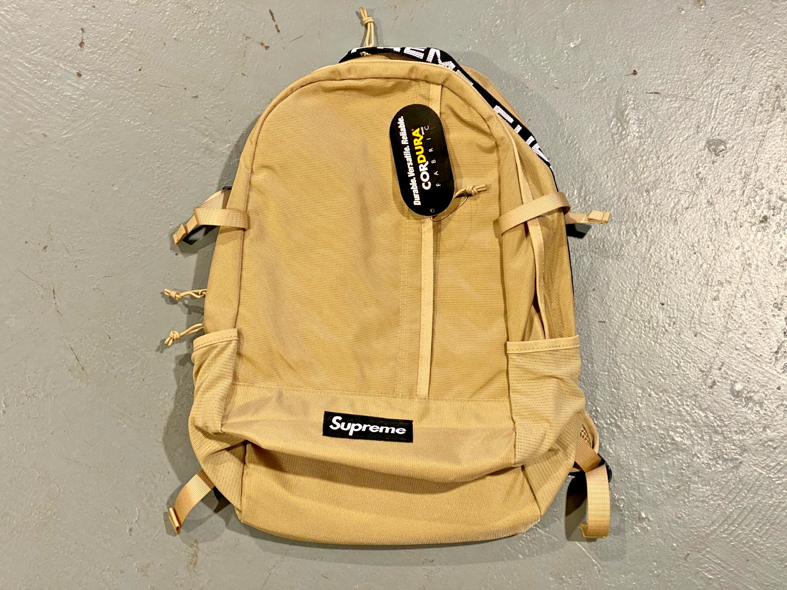 Supreme 18SS cordura back packインボイス付き Supreme 18SS cordura back packインボイス付き