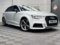 2018 Audi S3 2.0 TFSI Black Edition Sportback S Tronic quattro Euro 6 (s/s) 5dr 