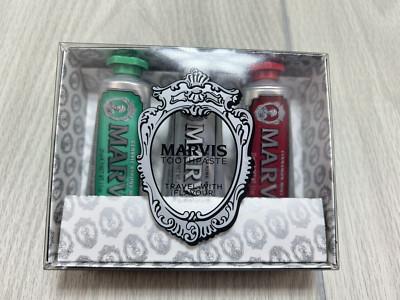 Marvis Travel with Flavor Set | Original Mints Toothpastes
