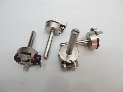 R1379008 10K OHM 2W POTENTIOMETER EXTRA LONG SHAFT 1/4'' X 1.5'' -YOU GET 4 PIECES
