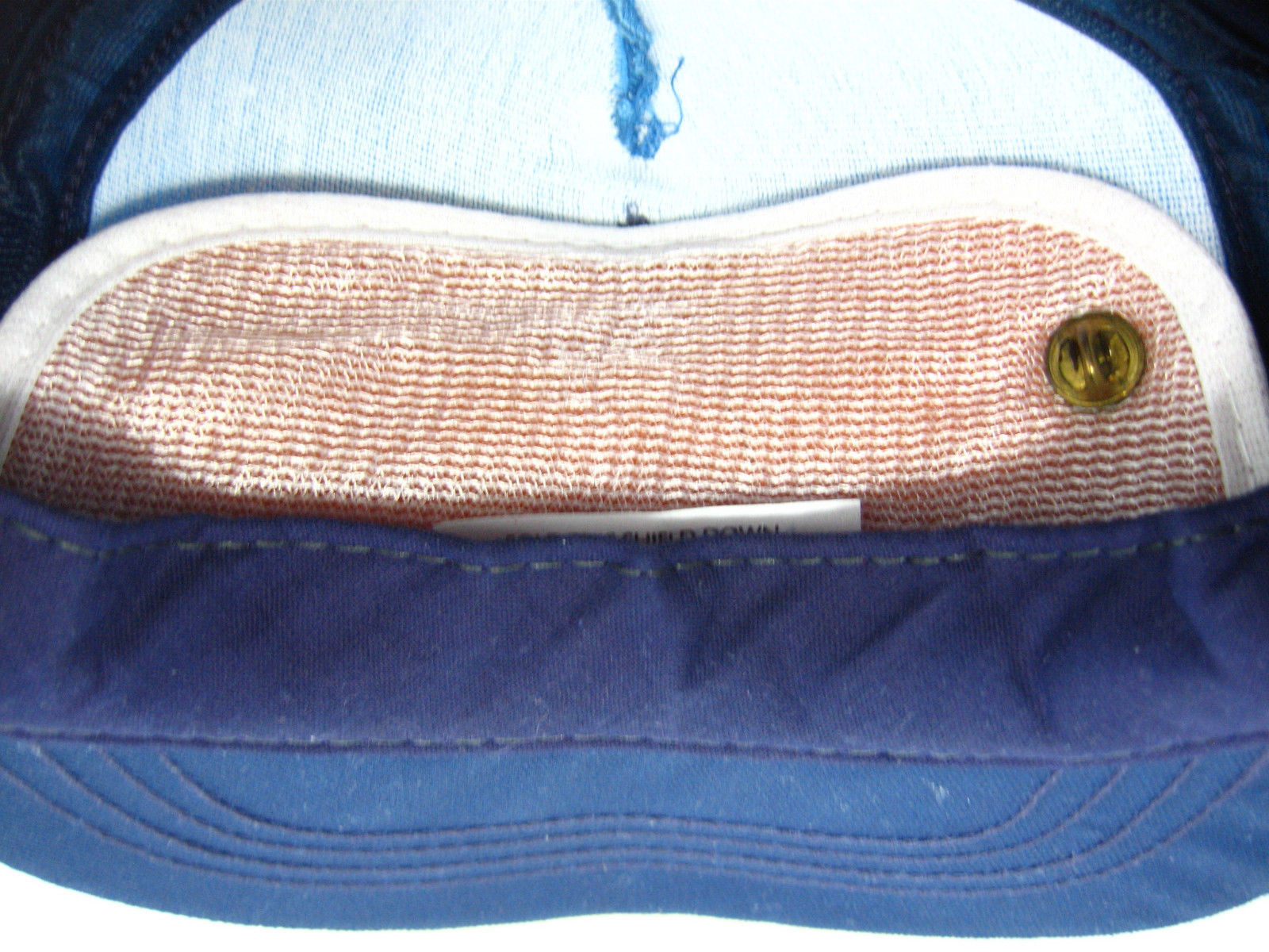 WEBELOS BOY SCOUT BLUE HAT CAP WITH PIN YOUTH SMALL MEDIUM SNAP BACK ADJUSTABLE