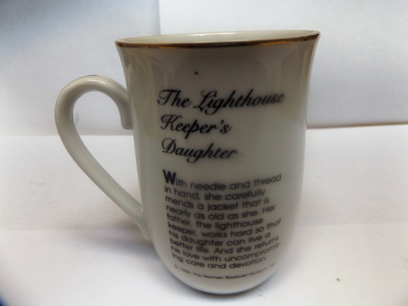 THE SATURDAY EVENING POST NORMAN ROCKWELL COFFEMUG COLLECTION THE LIGHTHOUSEKEEP