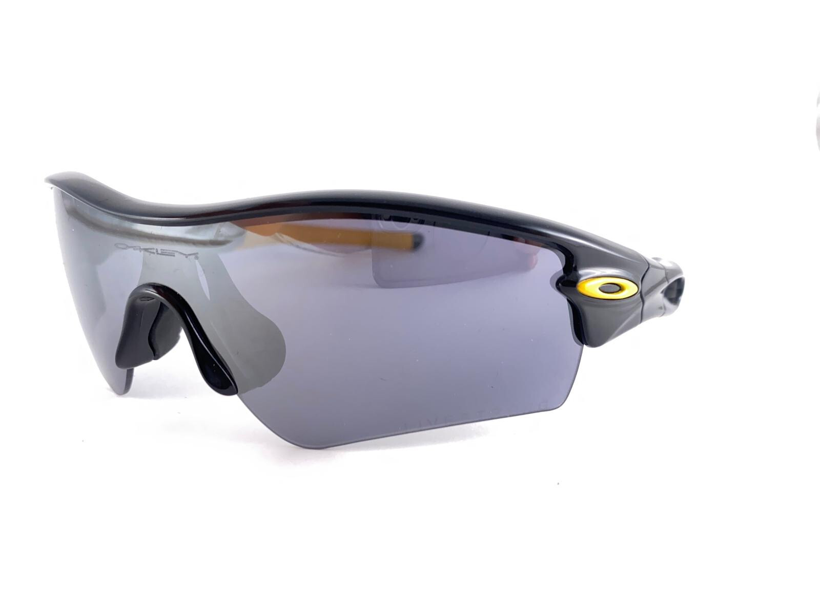 NEW VINTAGE OAKLEY RADAR YELLOW & BLACK WRAP AROUND SPORTS
