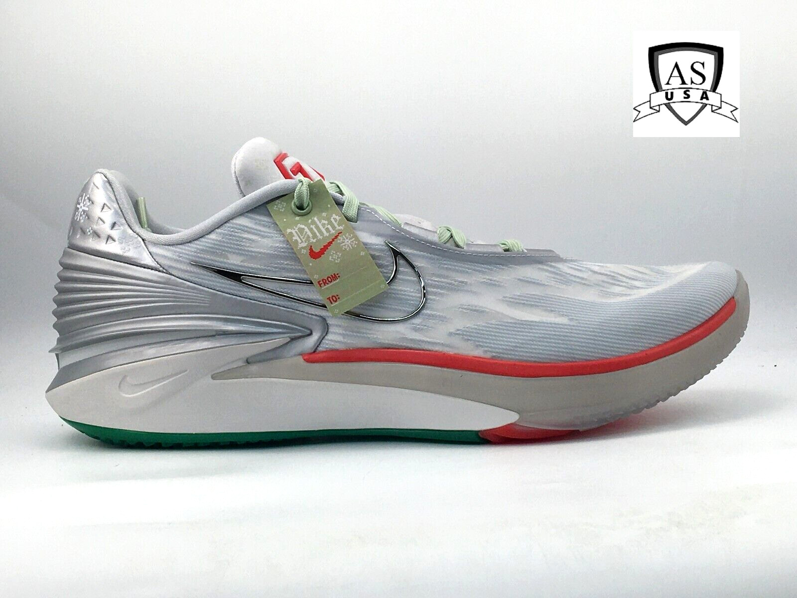 シューズ(男性用) NIKEGTcut2 Nike Air Zoom G.T. Cut 2 Green Blue Basketball Sneakers
