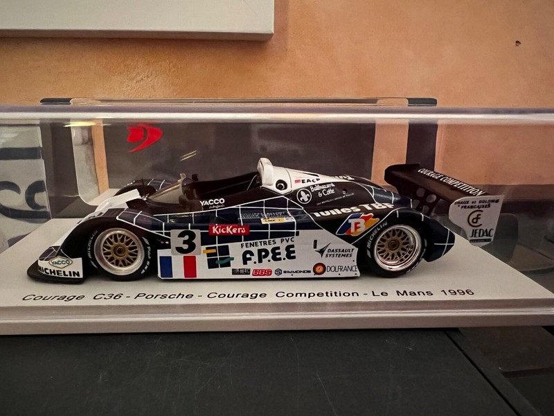 S4706 Spark Courage C36 Porsche Courage Compet. #3 24 Heures Du Mans 1996 1/43