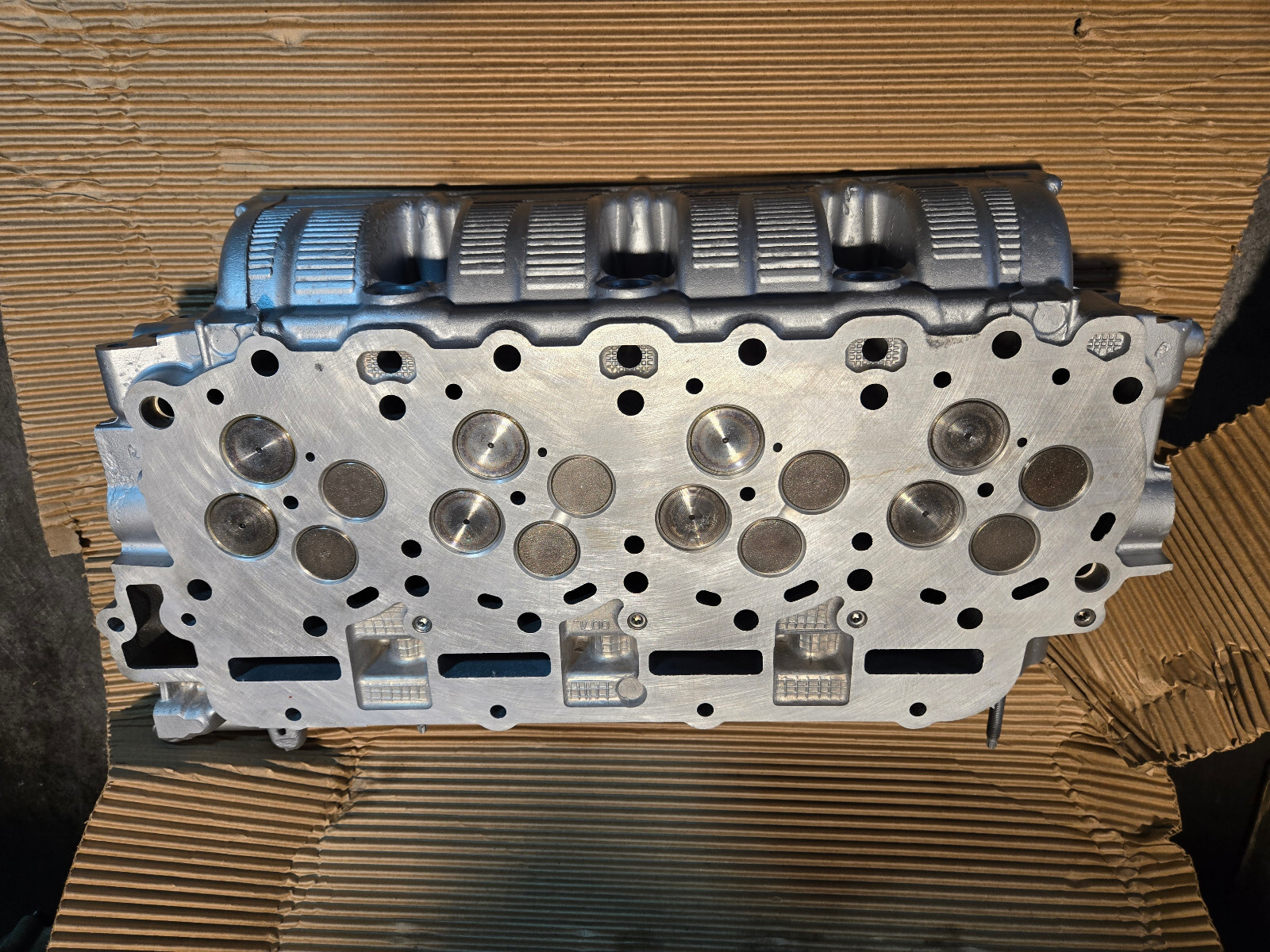 6.7 POWERSTROKE LOADED REMAN OEM CYLINDER HEAD LH DRIVERS SIDE HC3Q-6C064-AA - Picture 9 of 11
