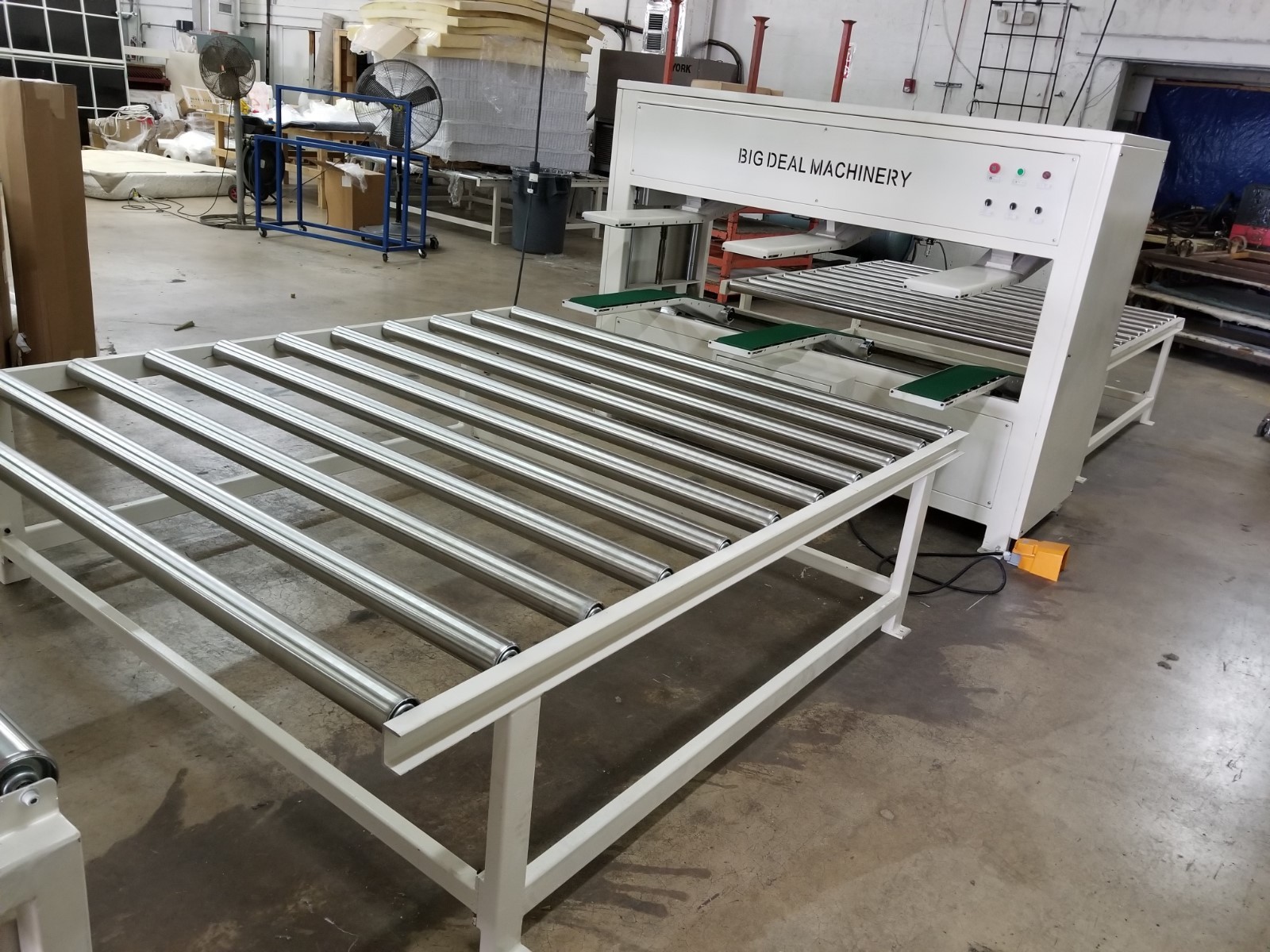 Mattress Roll Pack  Process Line