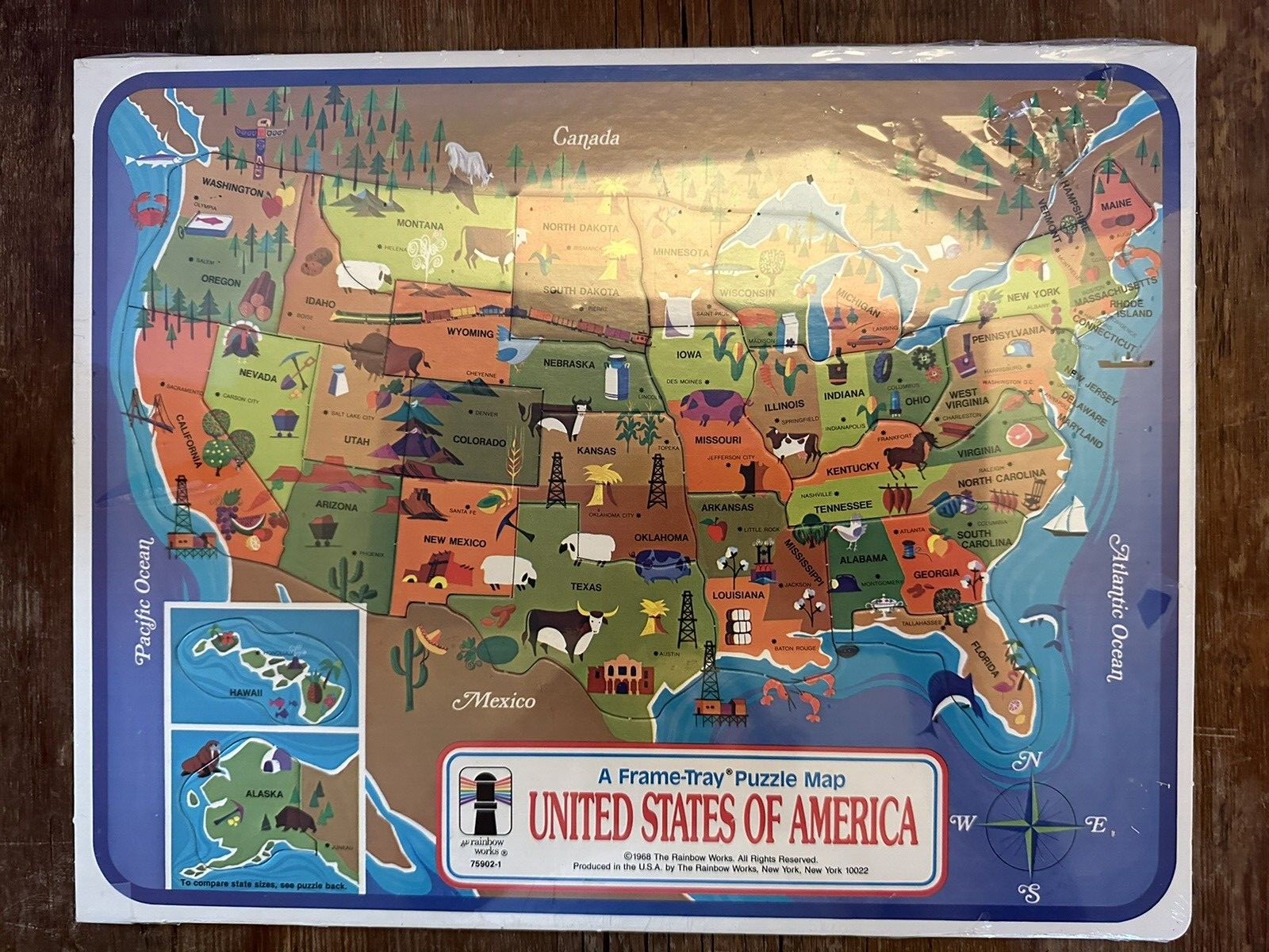 125th ANNIVERSARY　USA BASEBALL MAP パズル MasterPieces 500 Pc United States of Baseball Jigsaw Puzzle