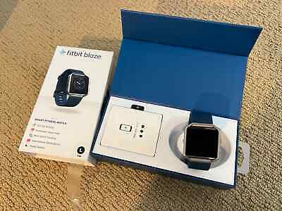 Fitbit Blaze Smart Fitness Watch Large - Blue - open box