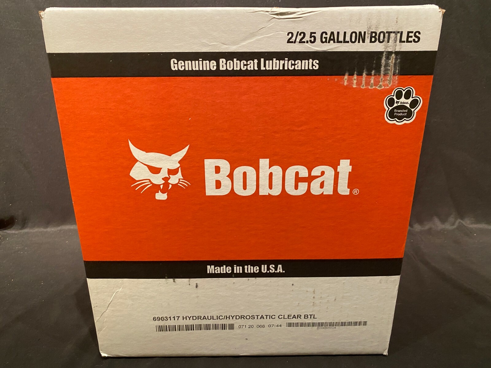 Genuine Bobcat Hydraulic Oil Hydrostatic Fluid 5 Gallon (2x2.5