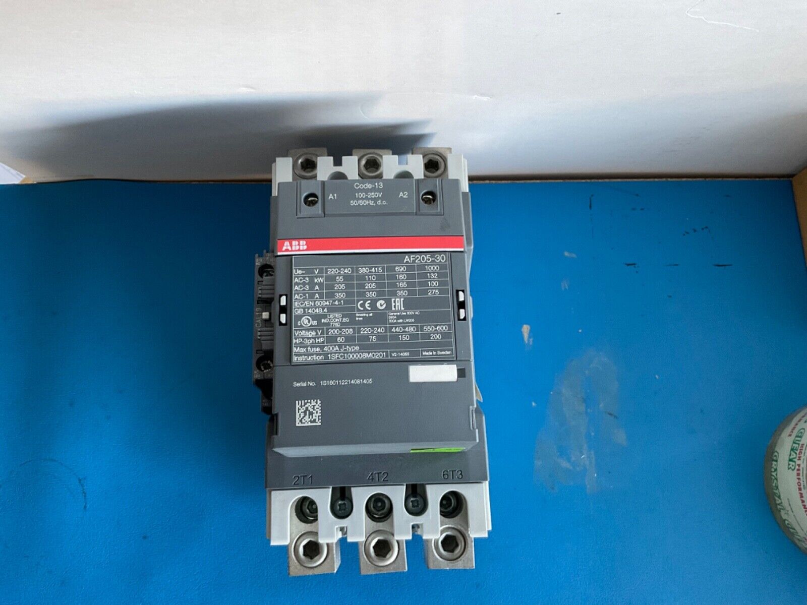 ABB, CODE-13 100-250V 50/60Hz,d.c 1SFC100008M0201 AF205-30 ABB, CODE-13 100-250V 50/60Hz,d.c 1SFC100008M0201 AF205-30