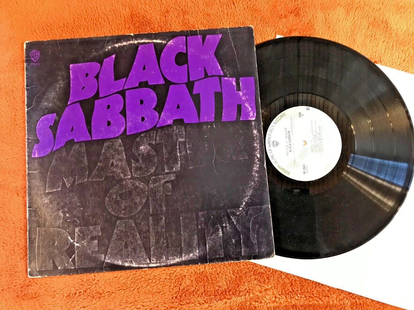 BLACK SABBATH MASTER OF REALITY レコード 1971 Black Sabbath Master Of Reality Vinyl LP BS 2562 JW2/3