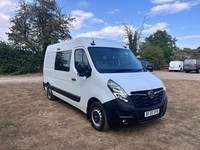 VAUXHALL MOVANO 2.3 135ps - L2 - H2 - CREW - WELFARE - MESS - CAMPER VAN - FSH