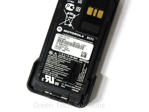 NEW Genuine OEM Motorola PMNN4489A Two-Way Radio Li-Ion Battery Lithium Impres