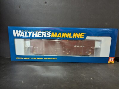 HO WALTHERS MAINLINE 910-2906 60' HIGH CUBE PLATE F BOXCAR BNSF 761399