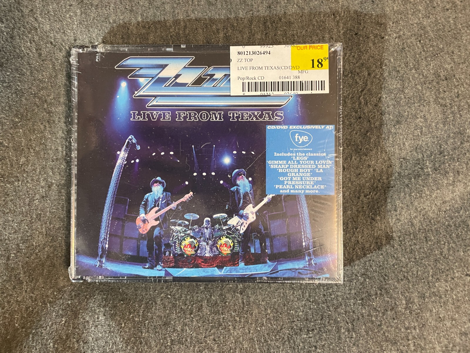 ZZ Top SEALED CD + DVD - Live from Texas - Eagle Vision