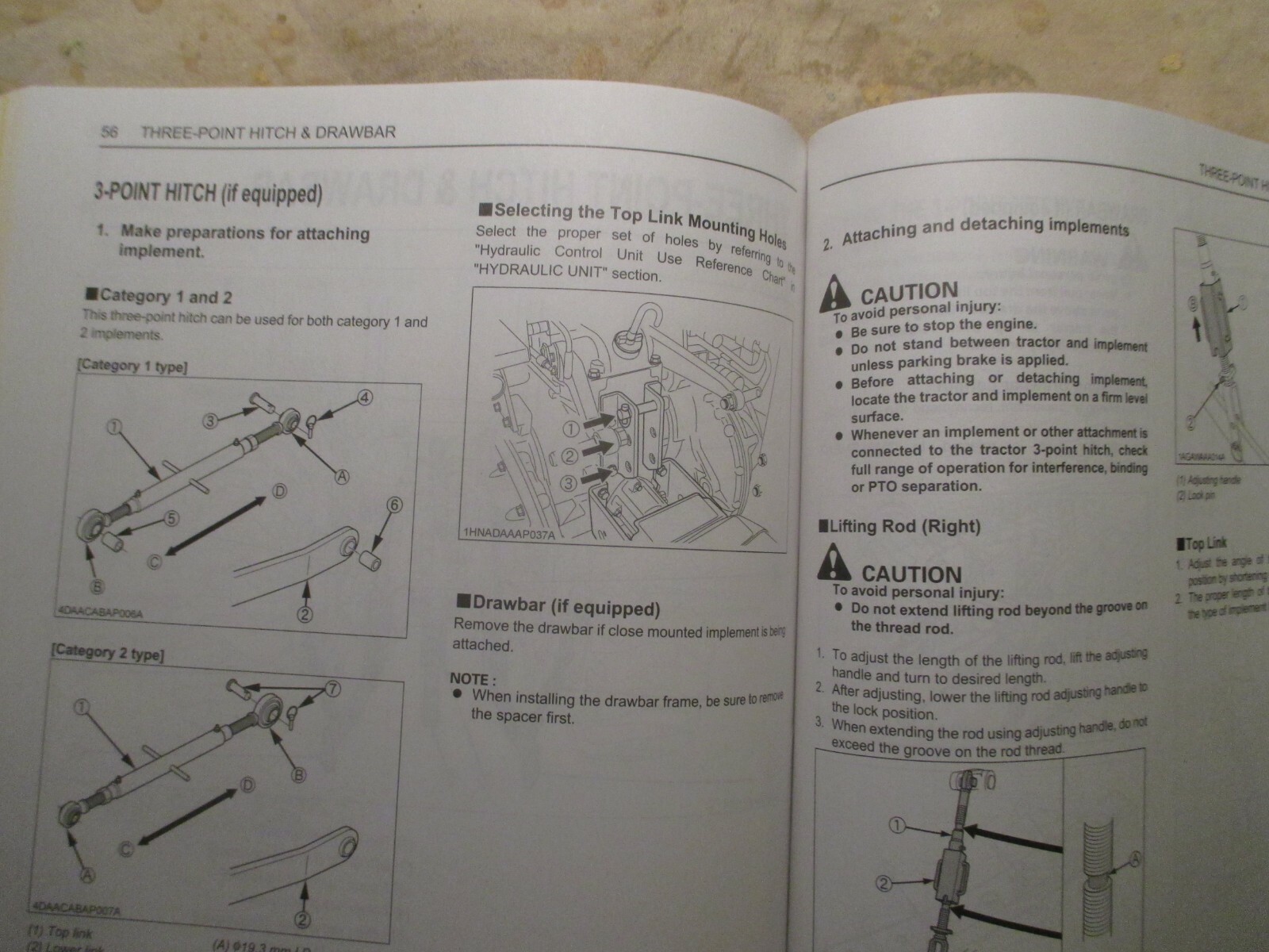Kubota M59TL Operators Manual 32791-19711