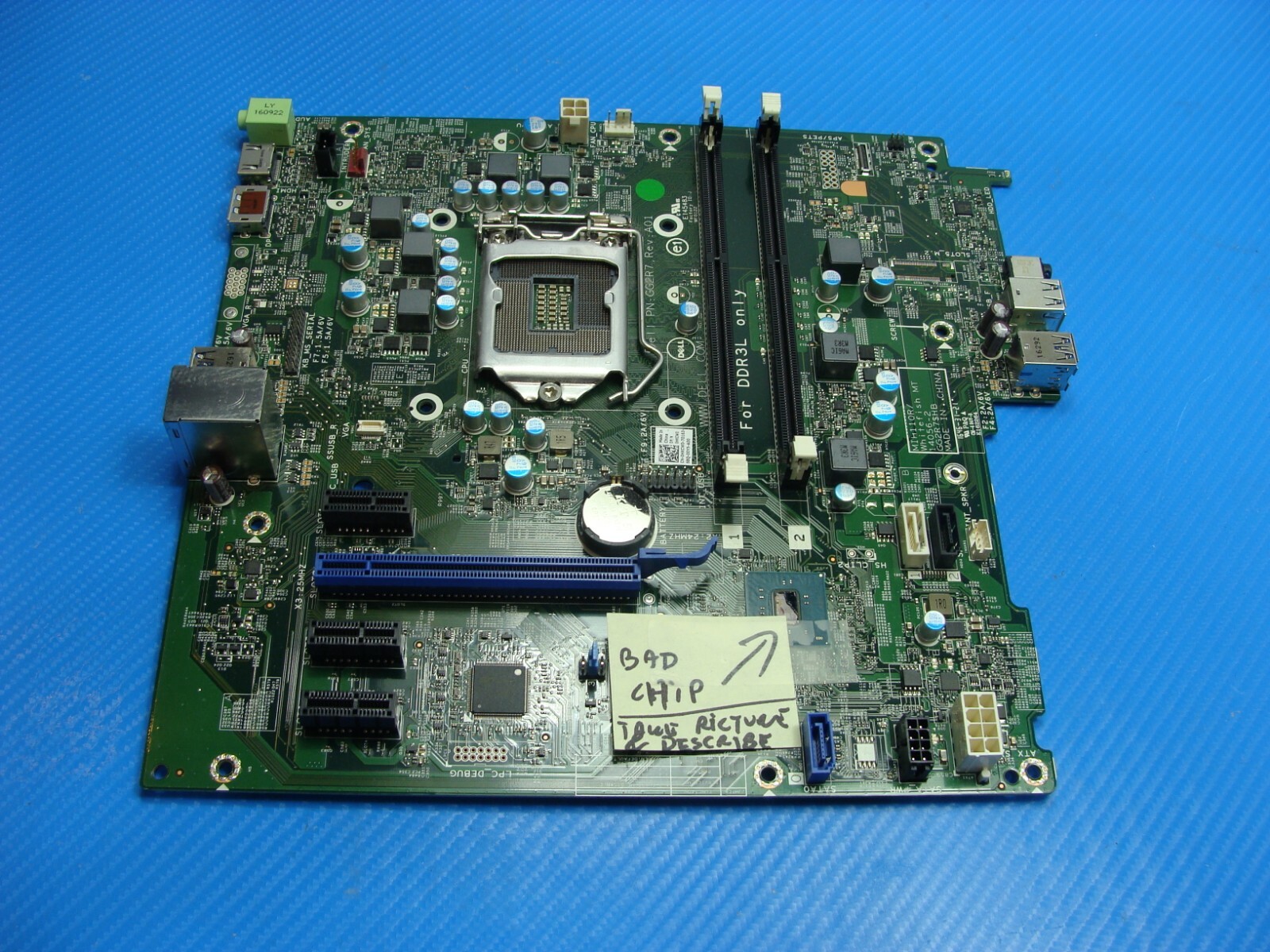 Dell Optiplex 3040 OEM Intel Socket Motherboard HKCW0 GG2R7