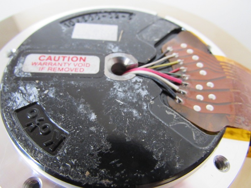 Vintage Computer Winchester Hard Drive Spindel w/8 Coated Platters 5