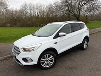 2018 68 FORD KUGA 2.0 TDCI 150 ECOBLUE ZETEC AWD WHITE 4X4 DIESEL FSH EX POLICE
