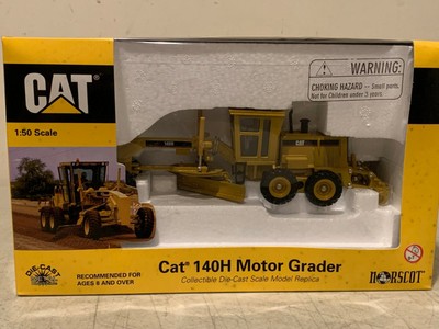 NORSCOT CAT 140H Motor Grader Diecast 1:50 55030 NIB