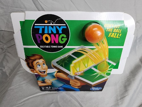 Tennis Pung Pong Tiny Pong Solo  Electronic Handheld Game Ages 8 And Up