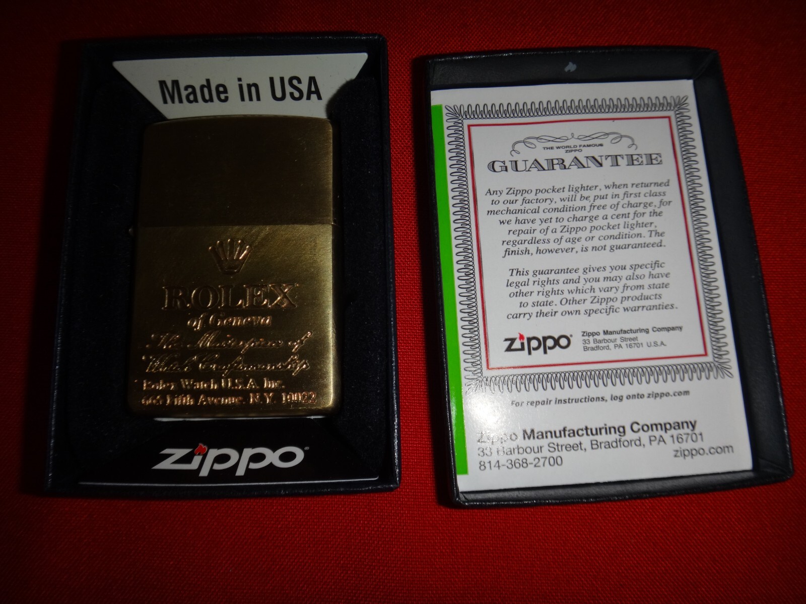 2004’s ★ Rolex  ZIPPO★  U.S.A.ノベルティー★非売品 2004's ☆ Rolex ZIPPO☆ U.S.A.ノベルティー☆非売品 - メルカリ