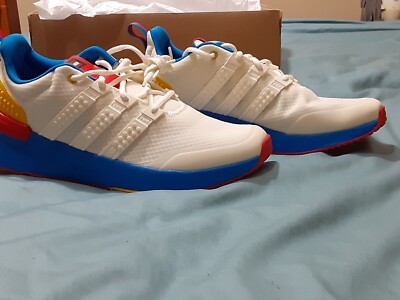 Size 10.5 - adidas LEGO x Racer TR21 Off White Shock Blue (never worn)