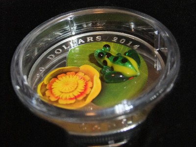 LOT of 7 - $20 SILVER COINS/ CANADA VENETIAN GLASS -2011 LADYBUG TO 2015 Turtle