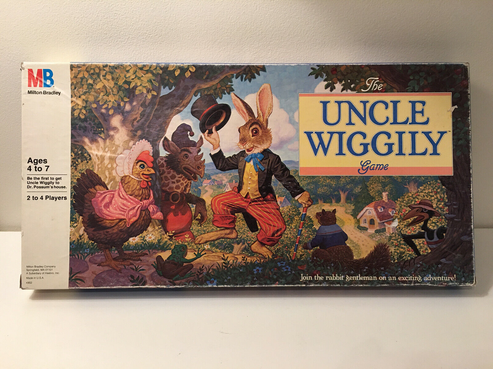 Vintage The Uncle Wiggily Board Game 1988 Milton Bradley 100 Vintage The Uncle Wiggily Board Game 1988 Milton Bradley 100