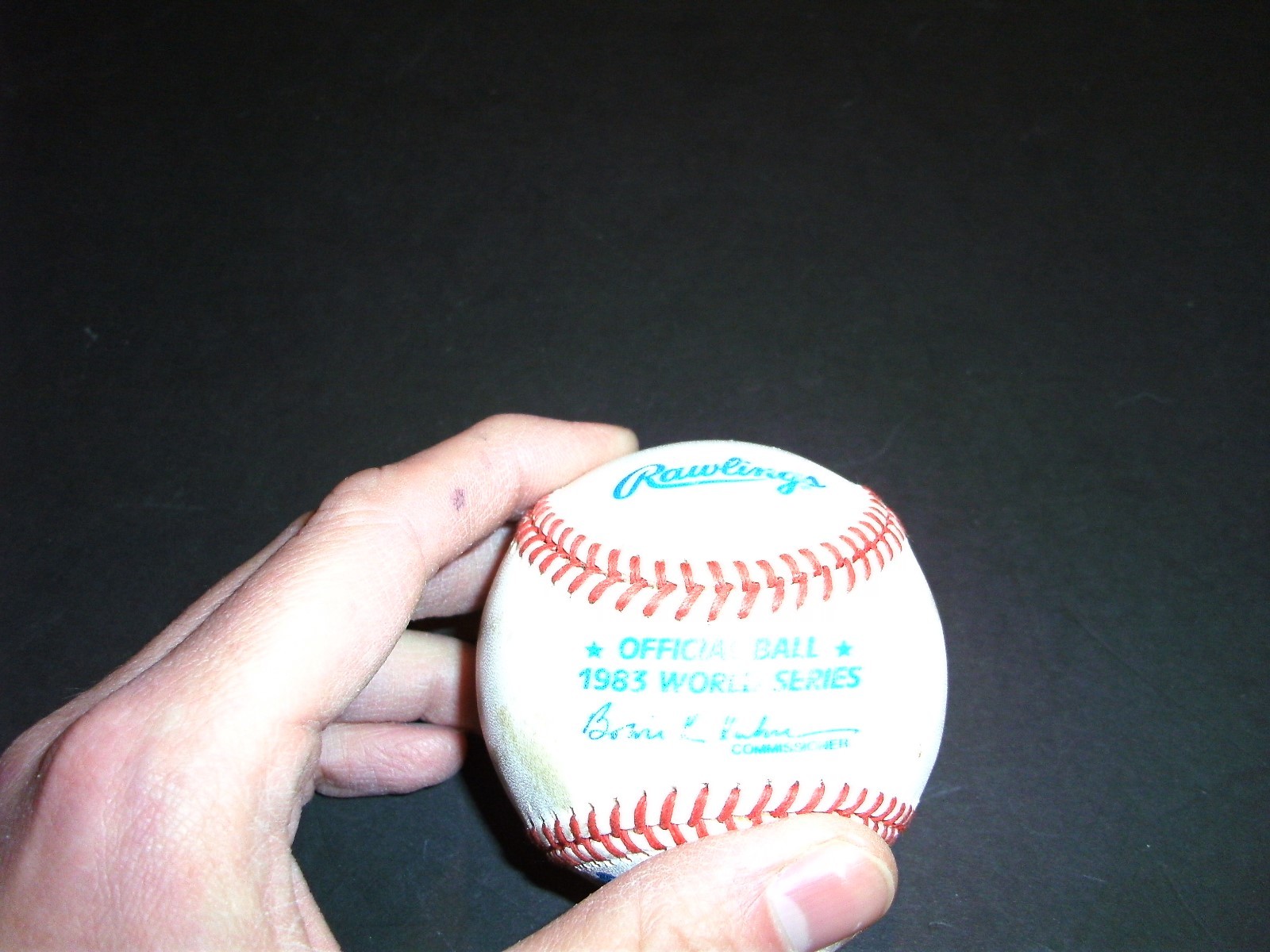 1983 Official Rawlings World Series Game Used Baseball Ball