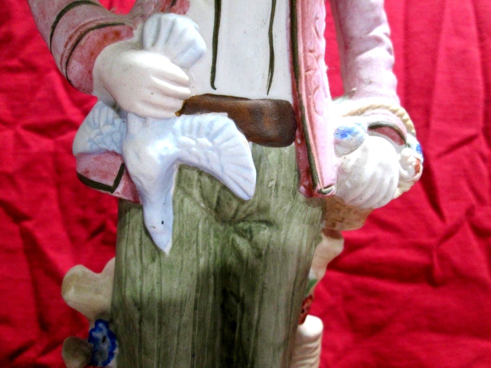 Vintage  Colonial Figurines 1940 -50's  Made In Occupied Japan