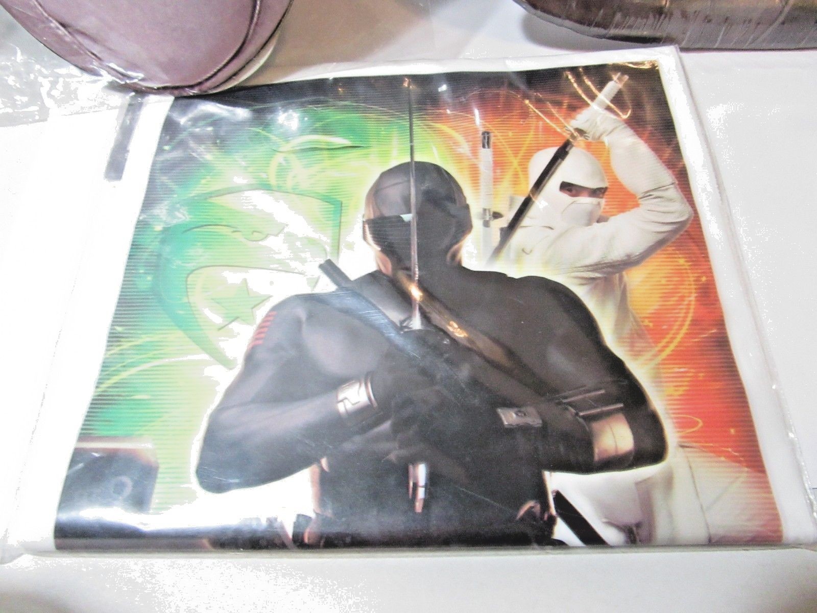 GI JOE PARTY SUPPLIES SEALED MASK PLATES NAPKINS TREAT BAGS CUPS NIP 2006 LOT
