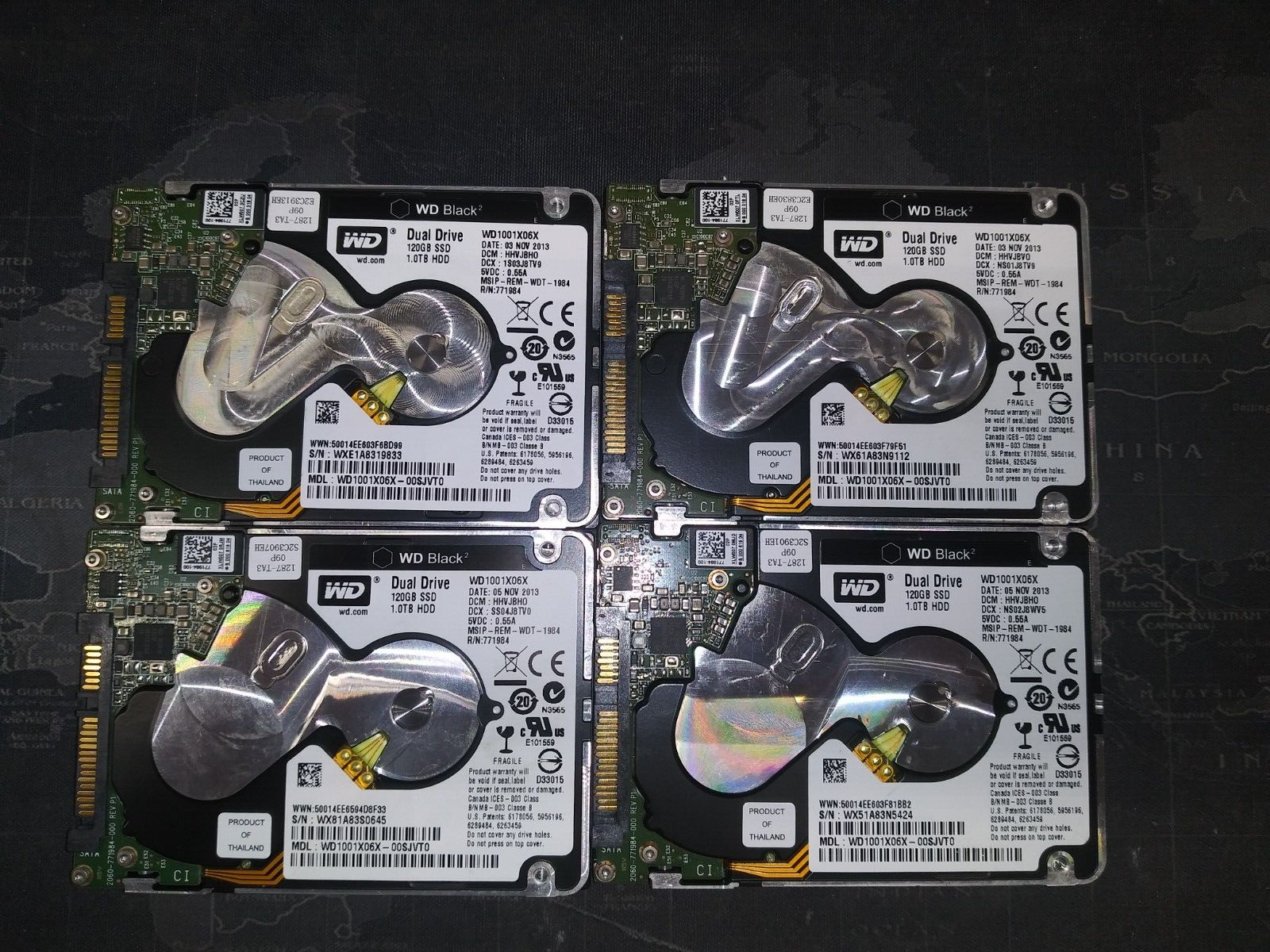 WD Black2 Dual Drive 120GB SSD 1TB HDD Hybrid WD1001X06X-00SJVT0 SATA WD Black2 Dual Drive 120GB SSD 1TB HDD Hybrid WD1001X06X-00SJVT0 SATA
