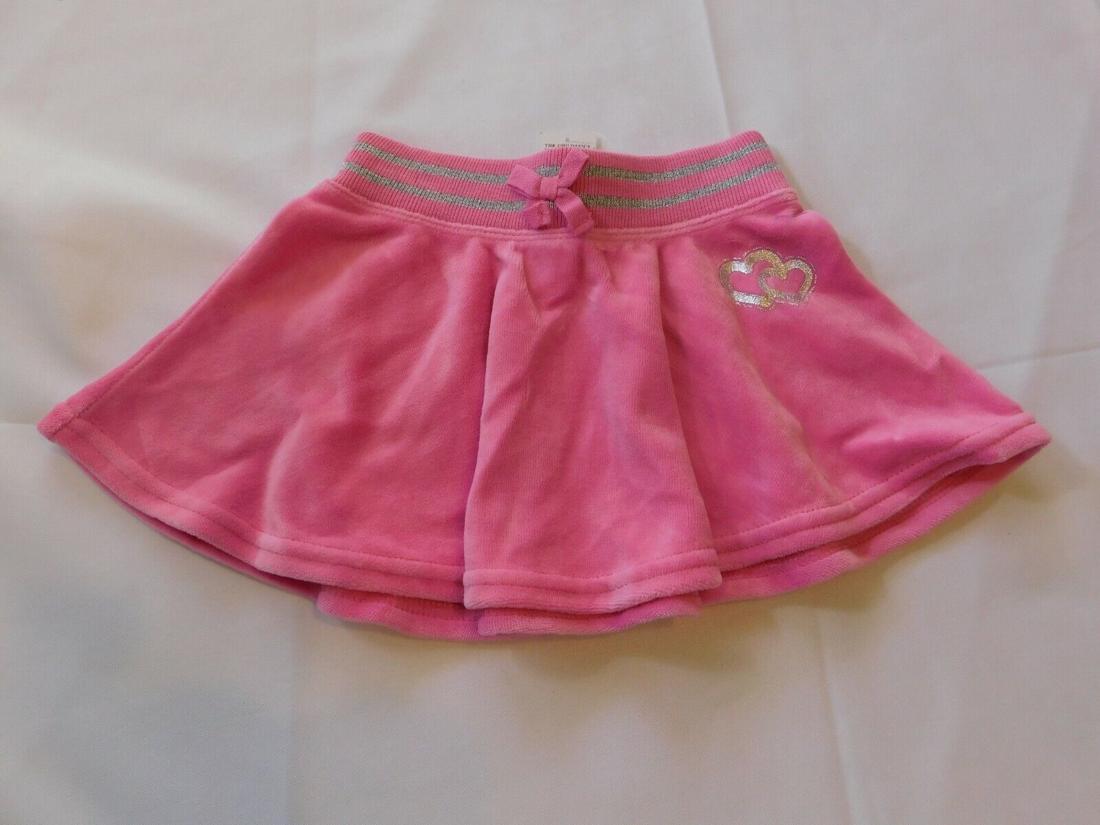 The Children's Place Baby Girl's Velour Skirt Pink Silver Size...