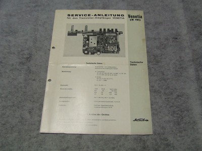 Radio Schaltplan GRUNDIG AM FM Super 2004 GW