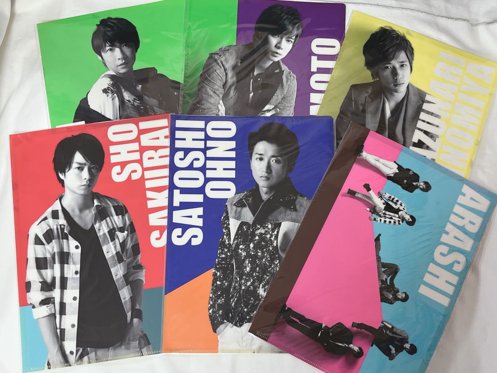Arashi 2012 ARASHI LIVE TOUR Popcorn Full Member Clear File