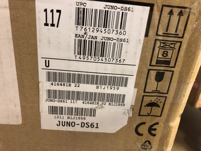 Roland Lightweight, 61-note Weighted-action Keyboard with Pro Sounds (JUNO-DS61)