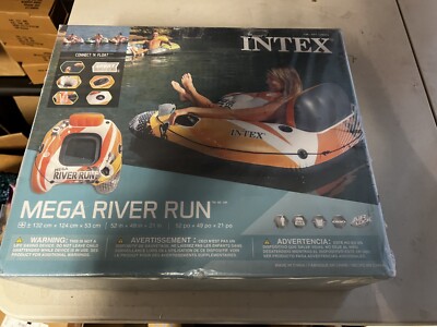 Intex Mega River Run Inflatable Floating Water Tube Brand New In Box Red