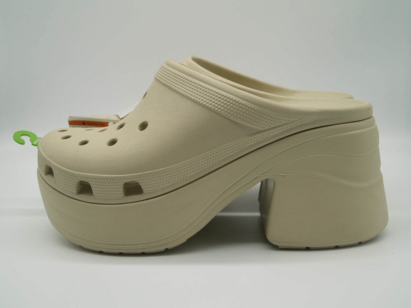 Crocs Siren Heeled Clog - Bone Colored - CHOOSE YOUR SIZE | eBay