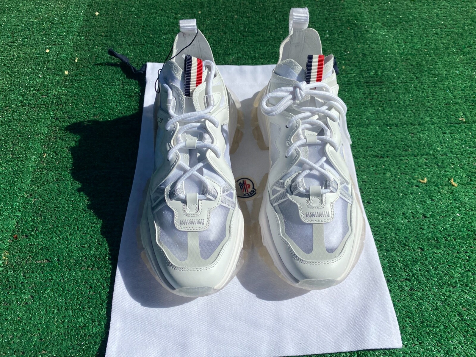 Designer Moncler-Leave No Trace Sneakers-White-Womens shoes