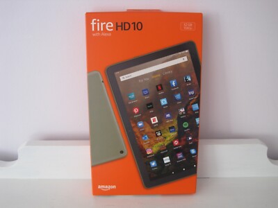 New Amazon Fire HD 10 With Alexa 32GB 1080p 11th Generation 10'' Green