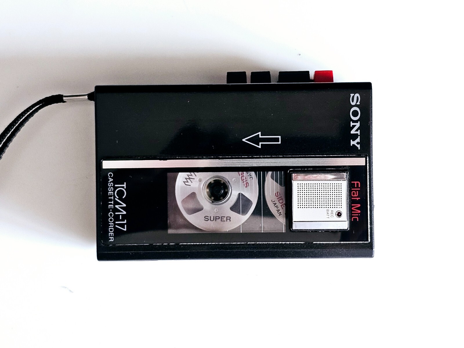 Super rare SONY TCM-17 CASSETTE RECORDER Walkman Working +
