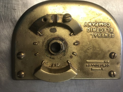 Antique Brass Genral Electric Throttle Control