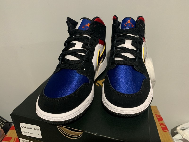 Jordan 1 Mid Lakers Top 3 Gs Cheap Online