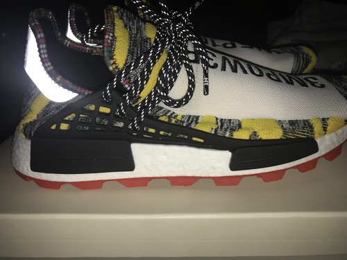 New! Pharell Human Race Solar Pack NMD Black/Core Black/ Red - Size 13