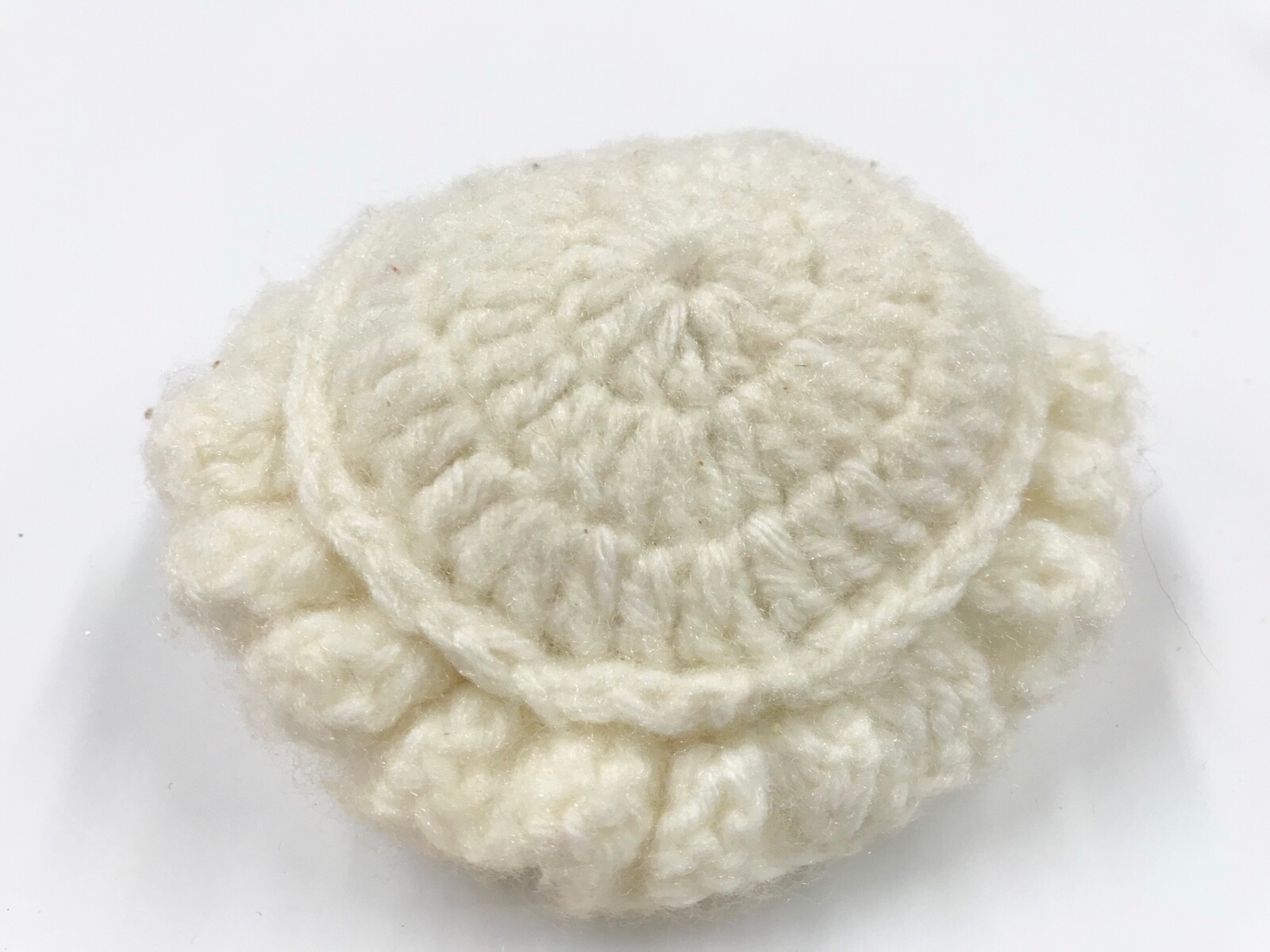 Vintage Hand Knit Baby Doll Pink Blanket & 4 Flower Pillows 14 