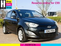 2012 Hyundai i20 1.2 Active Hatchback 5dr Petrol Manual Euro 5 (85 bhp) HATCHBAC