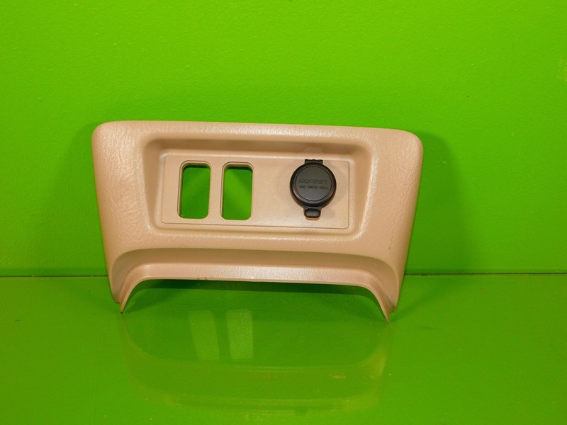 03-05 Civic hybrid OEM center dash switch mount bezel lighter 12V tan